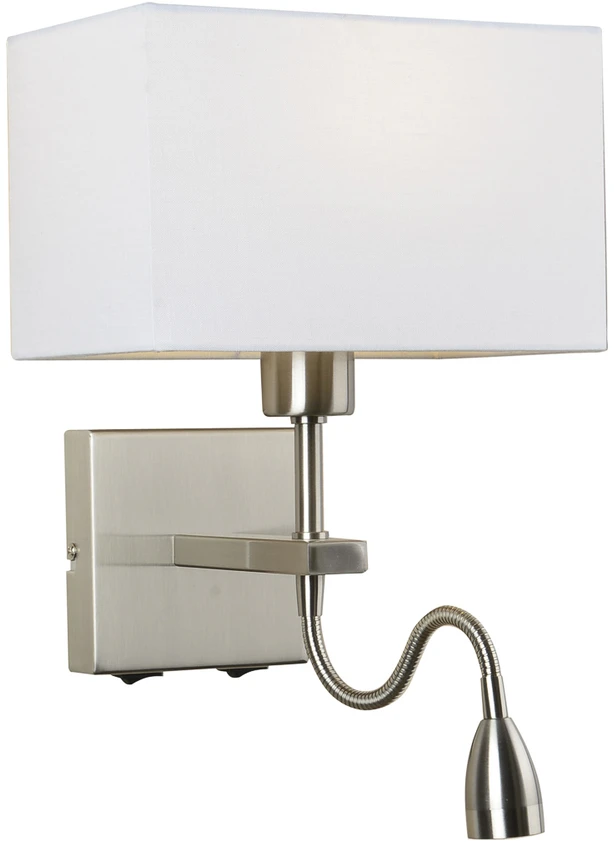 Italux Sieninis šviestuvas WL-1122-2-BL-SN-RC-WH