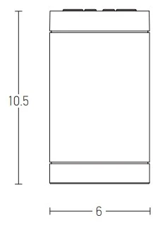 Paviršinis lauko šviestuvas, GU10, juodas, E219