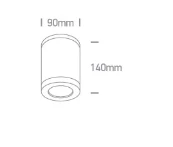 Paviršinis šviestuvas, GU10, antracito sp., IP65, 67142B/AN