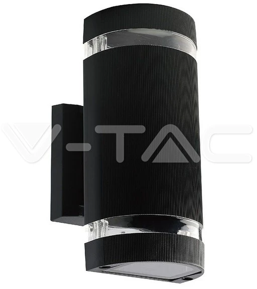V-tac Sieninis lauko šviestuvas, E27, juodas, IP44