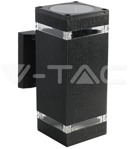 V-tac Sieninis lauko šviestuvas, E27, juodas, IP44