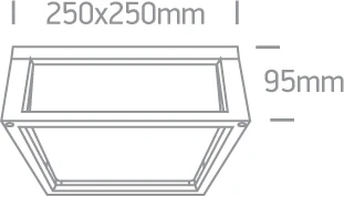 Sieninis lauko šviestuvas, E27, juodas, 67420B/B