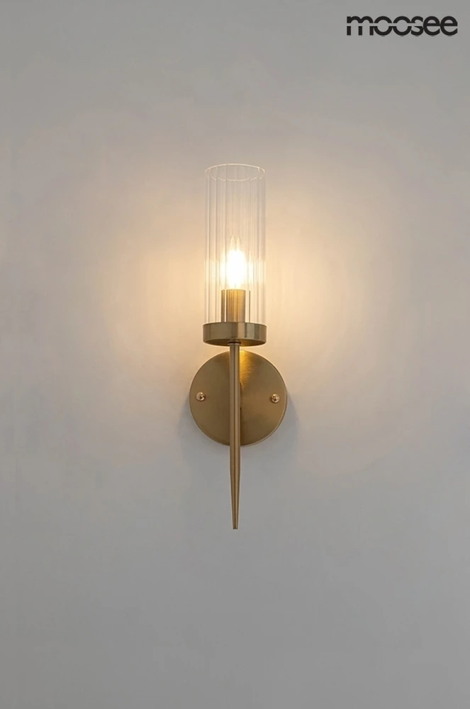 Sieninis šviestuvas TORCH, E14, aukso sp.