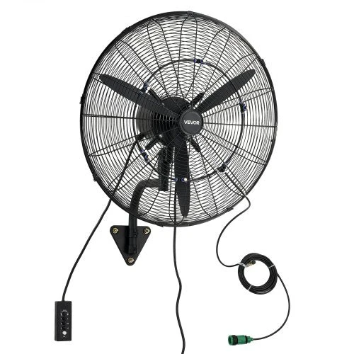 VEVOR Sieninis ventiliatorius su osciliacija ir rūku, 610 mm, IP44
