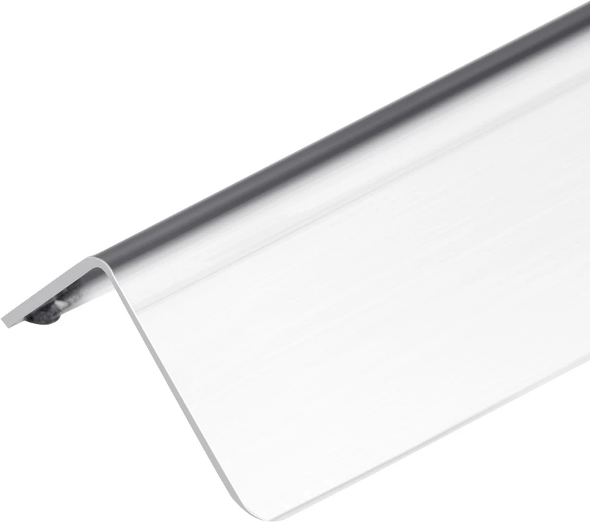 VEVOR Nerūdijančio plieno sienos kampo apsauga, 25x25x1217mm, 10 vnt. pakuotė, atsparūs smūgiams kampų apsaugai, metalinė kampinė apdaila