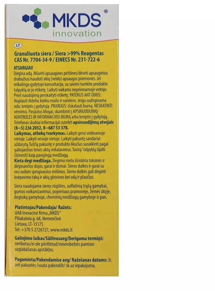 Mkds Granuliuota siera, 200 g