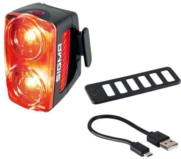 Galinė lempa Sigma Buster 150 USB su stabdymo funkcija