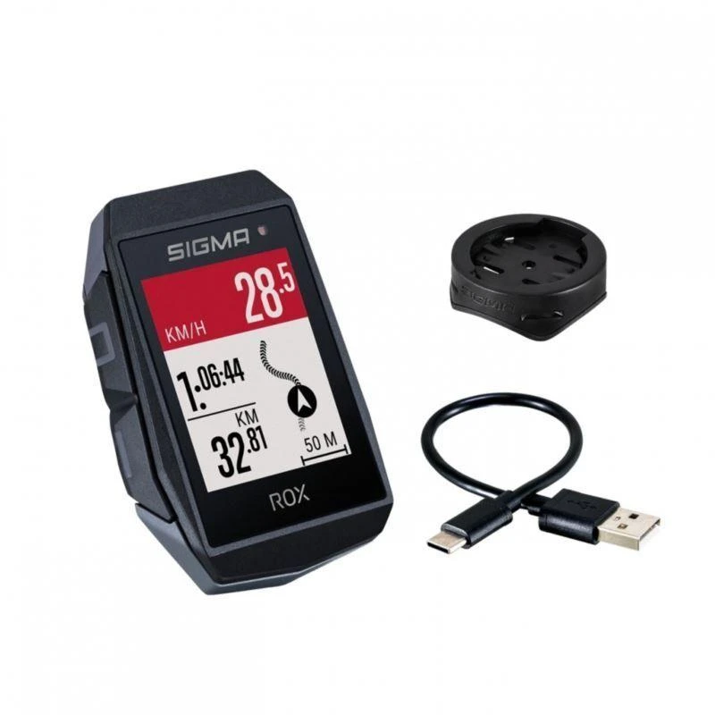 Sigma Sport ROX 11.1 Evo GPS dviračio kompiuteris, Juodas