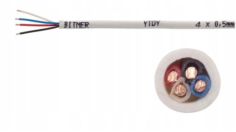 SIGNALIZACIJOS DOMOFONO LAIDAS BITNER YTDY 12X0.5 - 100 M