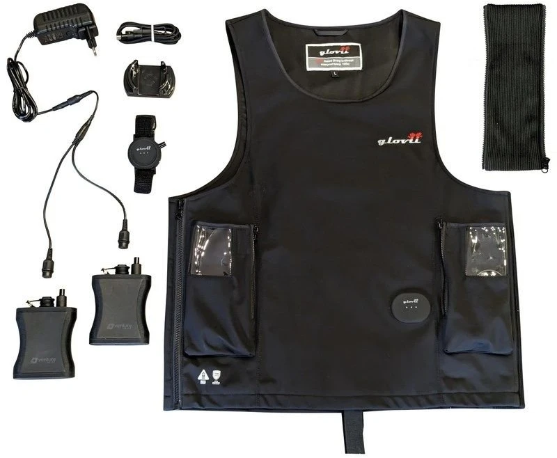 Glovii GMV2L water sport vest Juodas Softshell
