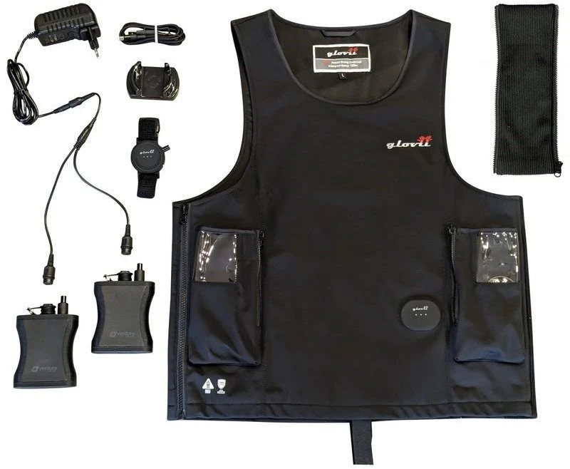 Glovii GMV2L water sport vest Juodas Softshell