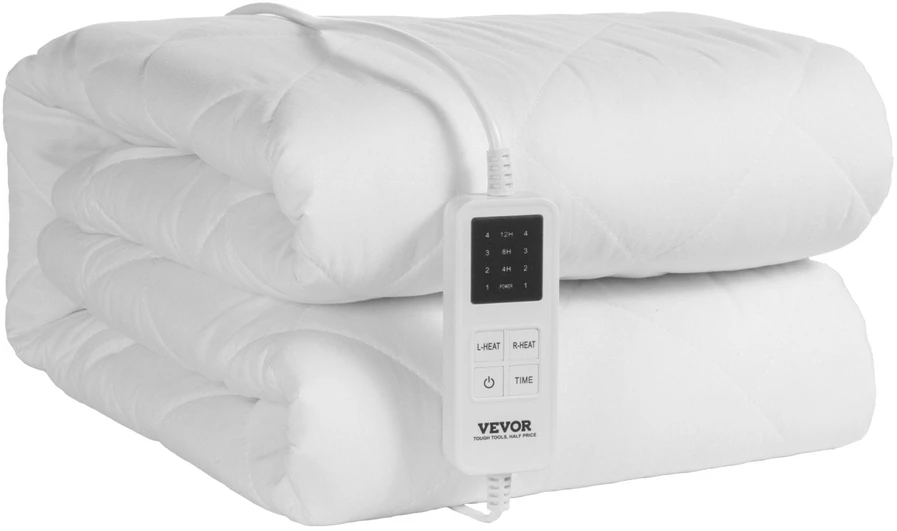VEVOR Elektrinis šildomas čiužinio paklotas 195 x 165 cm
