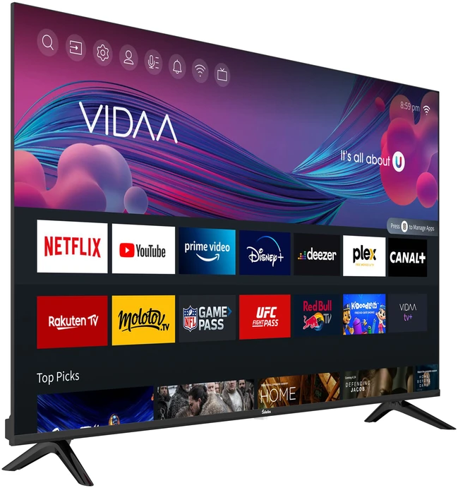 Televizorius Šilelis TV-55 4K UHD Smart VIDAA