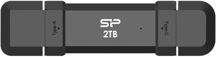 Kietasis diskas Silicon Power DS72 USB atmintinė 1 TB USB A tipo / C tipo 3.2 Gen 2 (3.1 Gen 2) Raudona