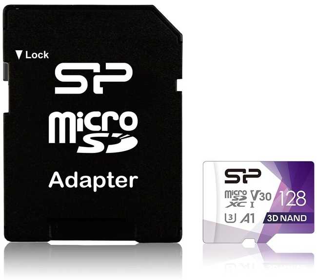Atminties kortelė Silicon Power | Superior Pro | 128 GB | micro SDXC | Flash atminties klasė 10 | su adapteriu