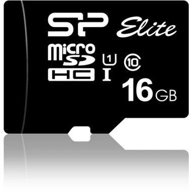 Atminties kortelė Silicon Power | Elite UHS-I | 16 GB | Micro SDHC | Flash atminties klasė 10 | SD adapter