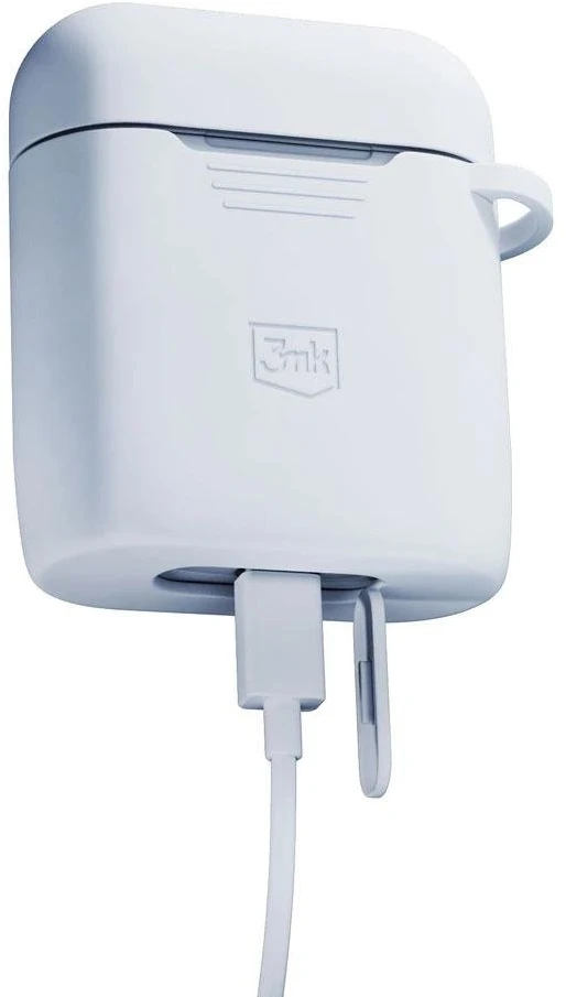 3MK Silicon dėklas AirPods 2nd gen+ karabinui