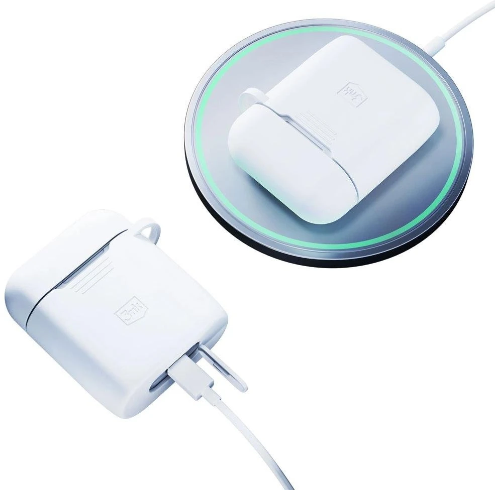 3MK Silicon dėklas AirPods 2nd gen+ karabinui