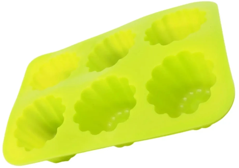 Silikoninė mini keksiukų forma (6 vnt.)