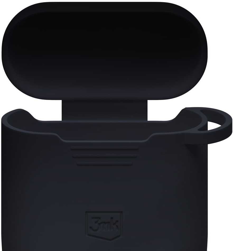 3Mk Protection 3mk silikoninis AirPods dėklas juodas, skirtas AirPods 4 – juodas