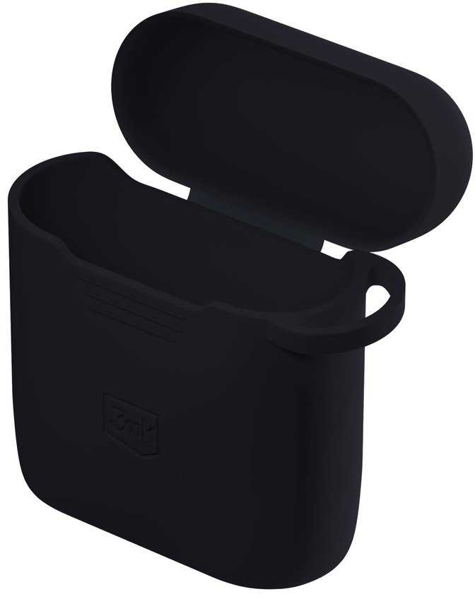 3Mk Protection 3mk silikoninis AirPods dėklas juodas, skirtas AirPods 4 – juodas