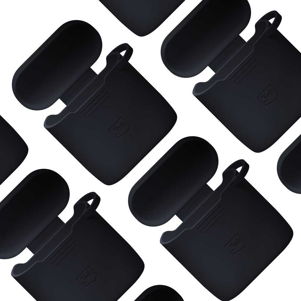 3Mk Protection 3mk silikoninis AirPods dėklas juodas, skirtas AirPods 4 – juodas