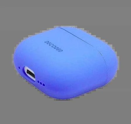 Decoded Dekoduotas silikoninis oro dėklas, skirtas „AirPods 4“ – mėlynas