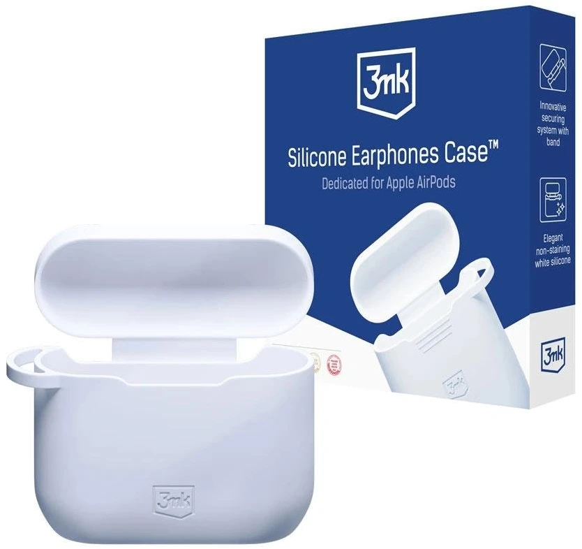 3MK Silicon dėklas AirPods (3-osios kartos)+ carabiner