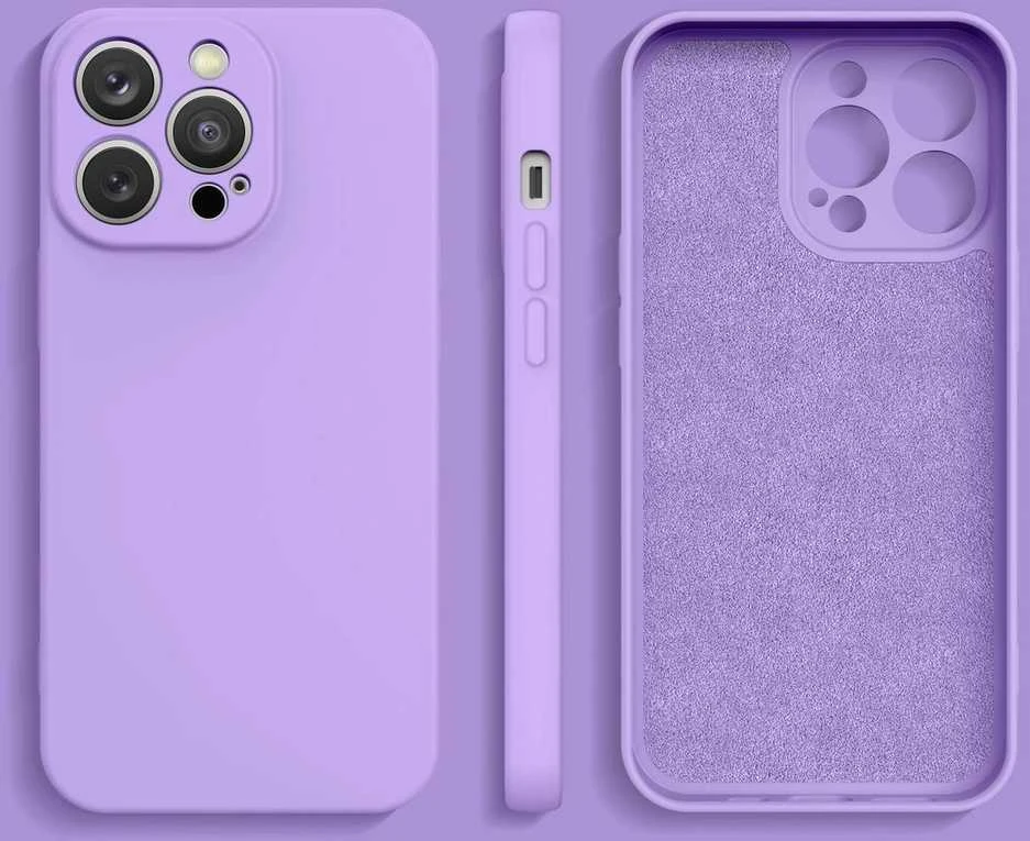 Hurtel Apple iPhone 14 Plus silikoninis dėklas telefonui violetinės spalvos