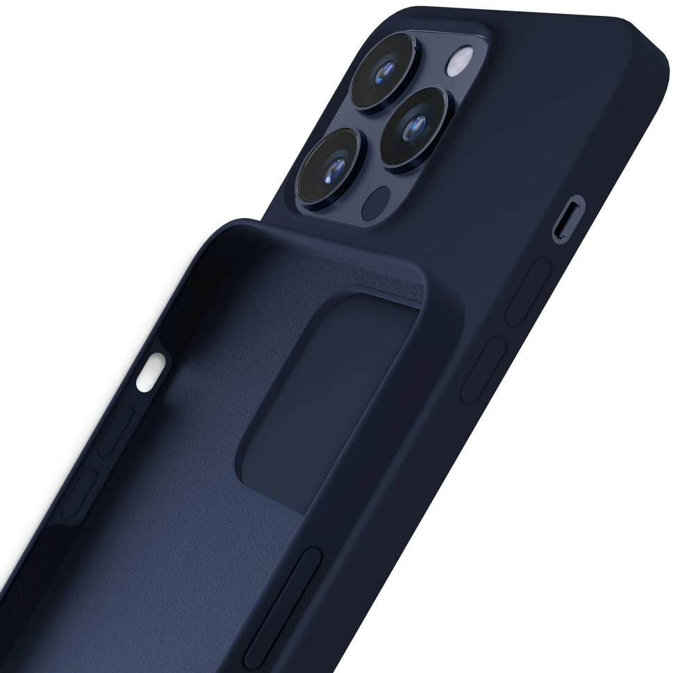 3Mk Protection 3mk Silikoninis dėklas for iPhone 15 Pro Max - Navy Mėlyna