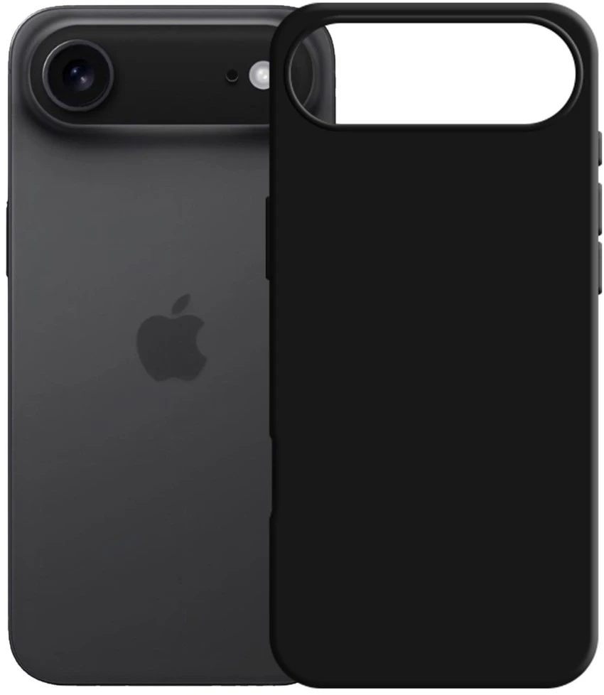 Case 3MK Silicone dėklas skirtas Apple Apple iPhone 17 Air juodos spalvos