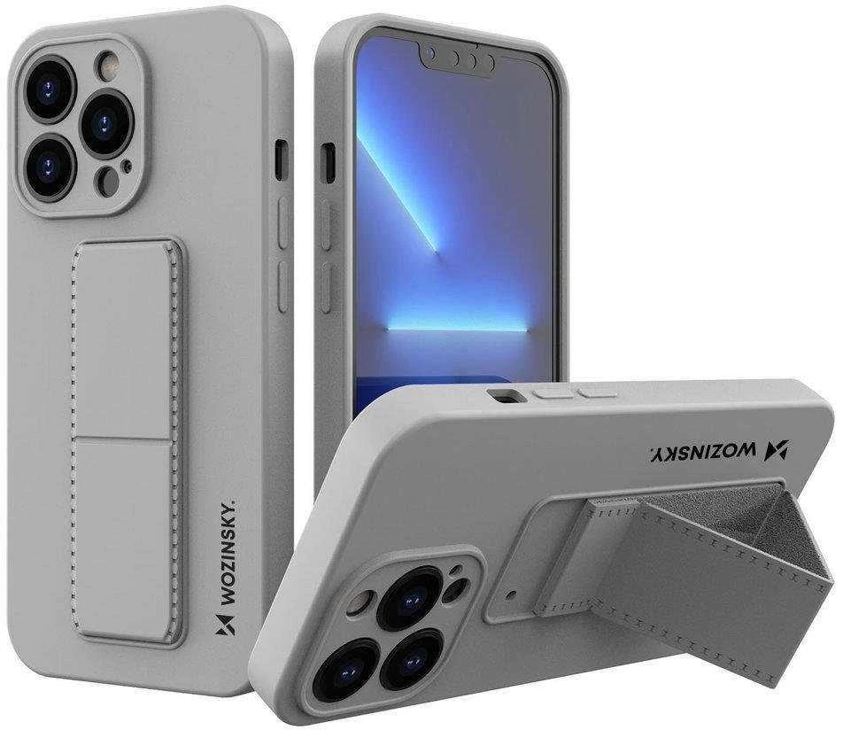 Wozinsky Kickstand dėklas skirtas iPhone 13 mini, pilkas