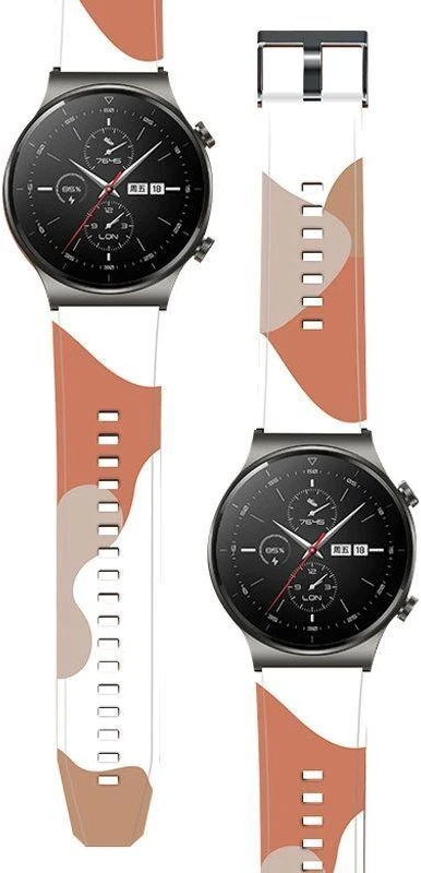 Dėklas Silikoninis dirželis Moro rašto Huawei Watch GT2 Pro apyrankė, 6 modelis