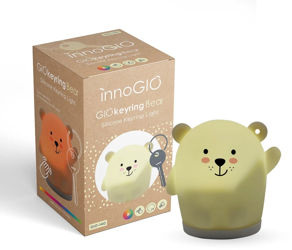 InnoGiO raktų pakabukas lemputė meška GIOkeyring GIO-150