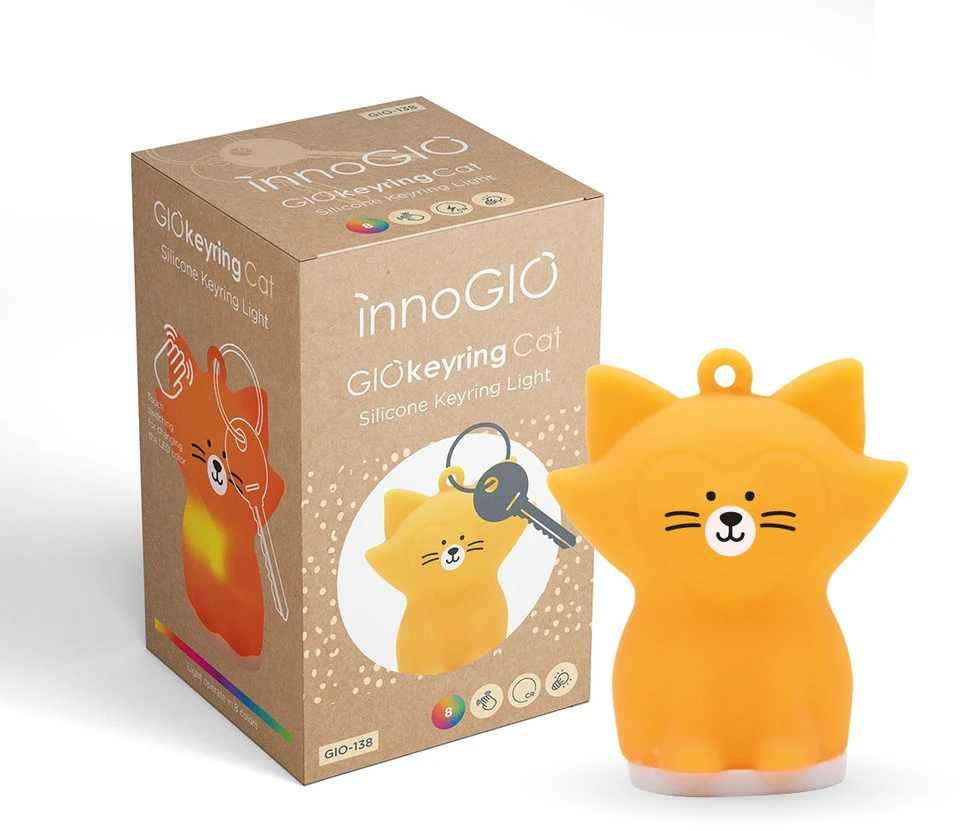 InnoGiO raktų pakabukas lemputė kačiukas GIOkeyring GIO-151