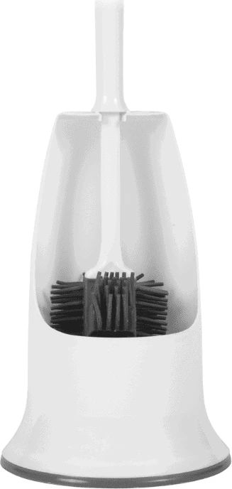 Silikoninis tualeto šepetys Beldray, 13,5 × 41 × 13,5 cm, baltas