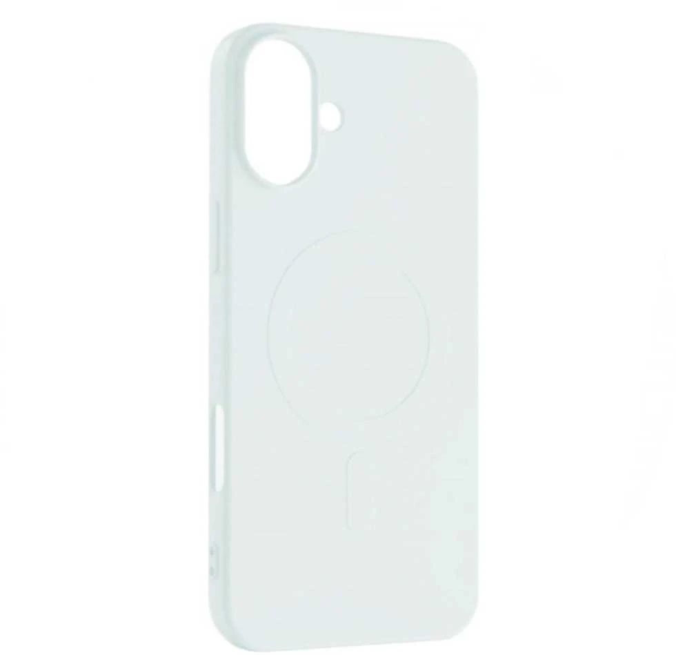Hurtel Liquid Silikoninis MagSafe Apple iPhone 16 Pro Max – dėklas telefonui baltos spalvos