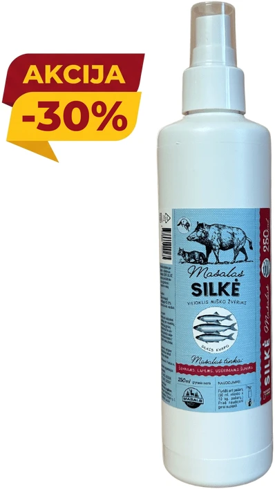 Silkės kvapo purškiamas vilioklis - 250ml