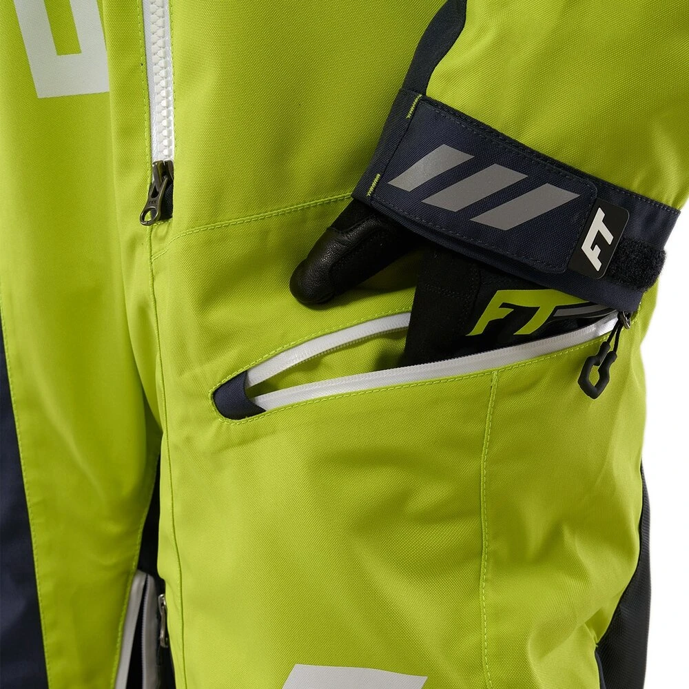 Šiltas kombinezonas Finntrail BACKCOUNTRY DarkGreyLime 3901, Dydis: XS