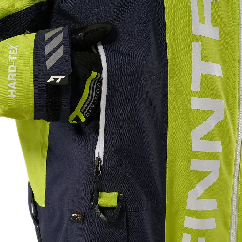Šiltas kombinezonas Finntrail BACKCOUNTRY DarkGreyLime 3901, Dydis: XS