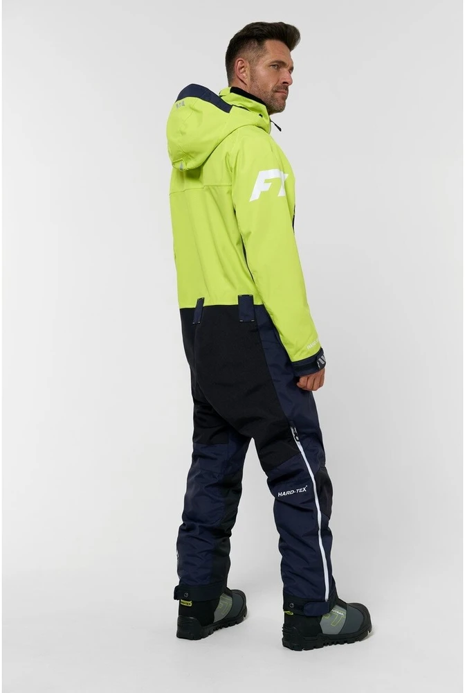 Šiltas kombinezonas Finntrail BACKCOUNTRY DarkGreyLime 3901, Dydis: XS