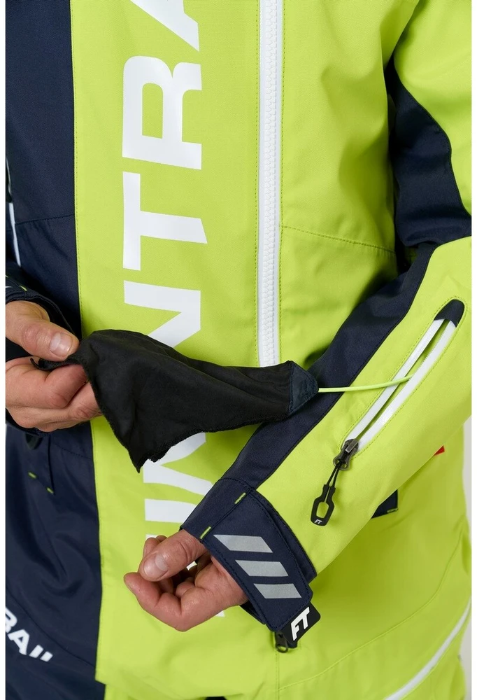 Šiltas kombinezonas Finntrail BACKCOUNTRY DarkGreyLime 3901, Dydis: XS