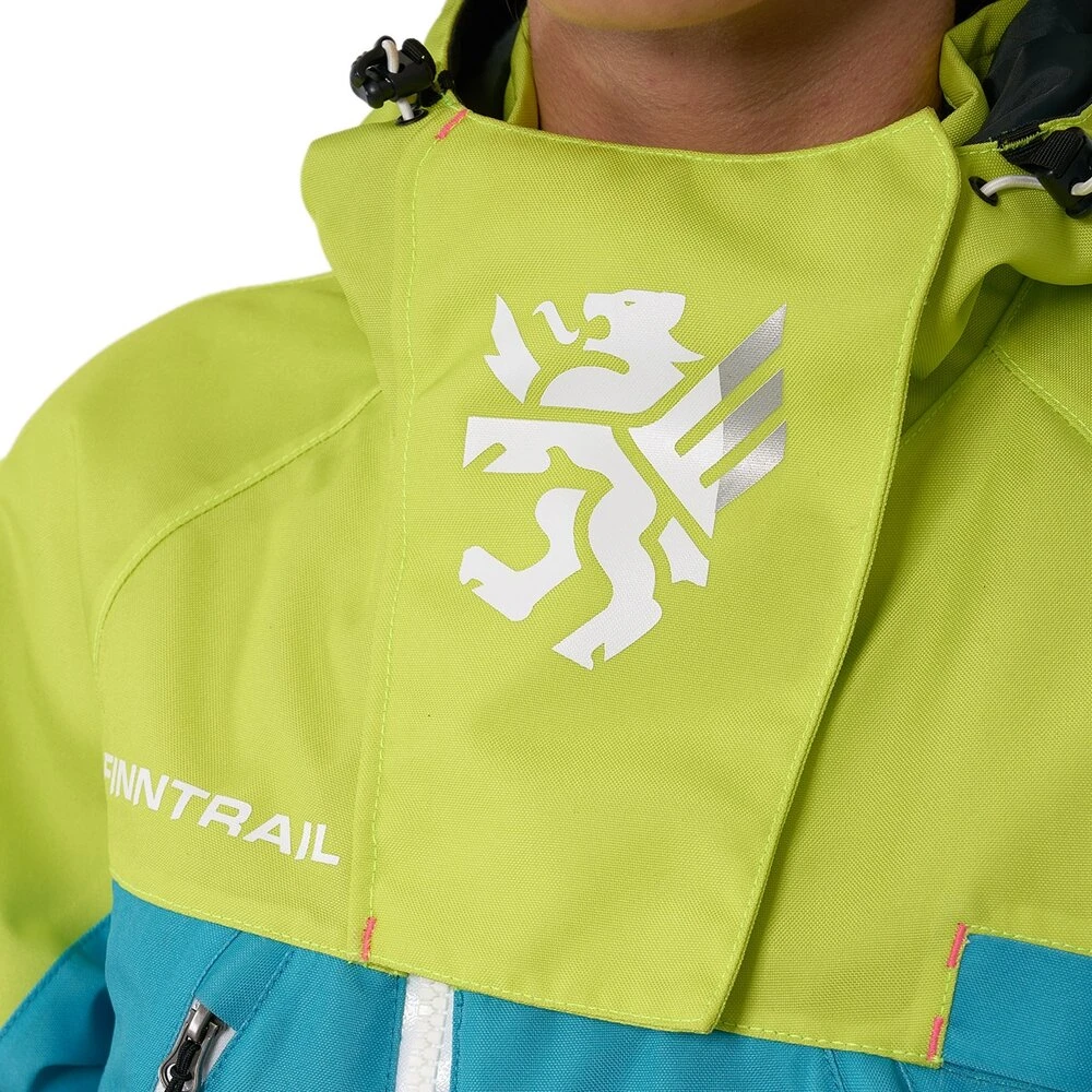 Šiltas kombinezonas Finntrail RACHEL BlueLime 3851, Dydis: XS