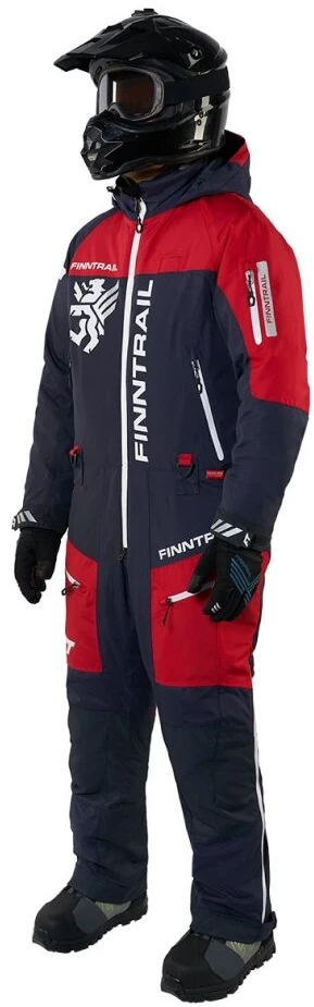 Šiltas kombinezonas Finntrail WIDETRACK Raudona 3852, Dydis: XS
