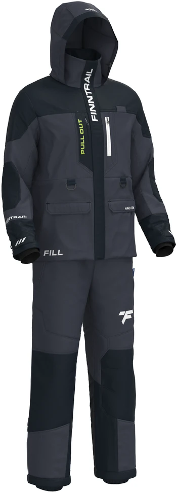 Šiltas kostiumas Finntrail ESCAPE DarkGrey 3756, Dydis: S