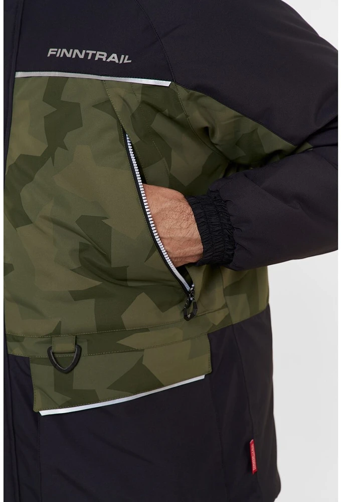 Šiltas kostiumas Finntrail NORDY CamoShadowGreen 3757, Marškinėlių, džemperių ar striukių dydis: XS