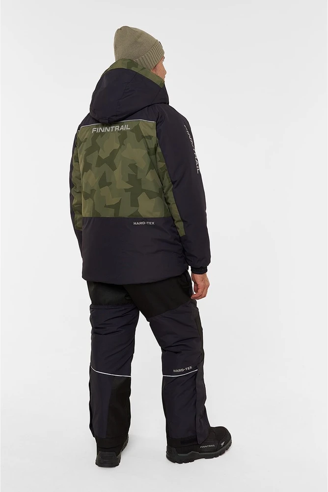Šiltas kostiumas Finntrail NORDY CamoShadowGreen 3757, Marškinėlių, džemperių ar striukių dydis: XS