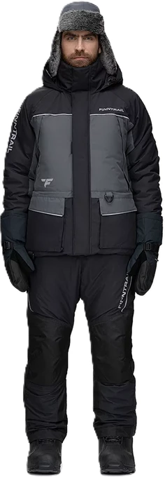 Šiltas kostiumas Finntrail NORDY MiddleGrey 3757, Marškinėlių, džemperių ar striukių dydis: XS
