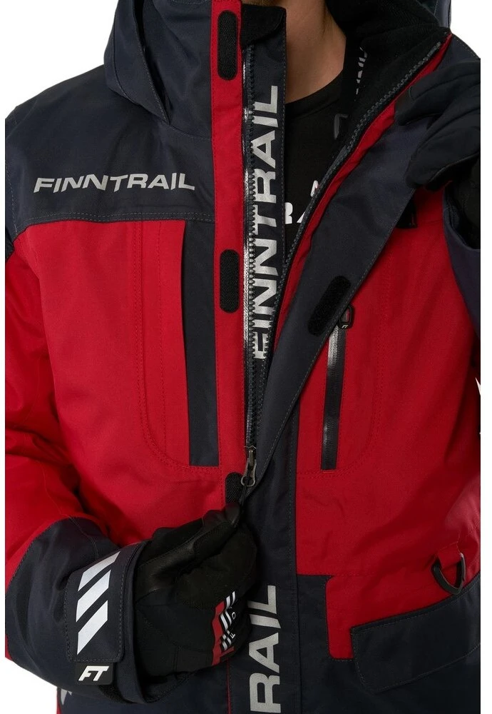 Šiltas kostiumas Finntrail POWERMAN Raudona 3752, Dydis: XS