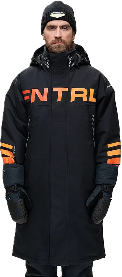Šiltas paltas Finntrail BOOST GraphiteOrange 2016, Marškinėlių, džemperių ar striukių dydis: M